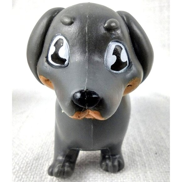 Kids Toy Lot Rubber Figure Boy Puppy Dogs Husky Chihuahua Dachshund Vintage - Picture 9 of 12